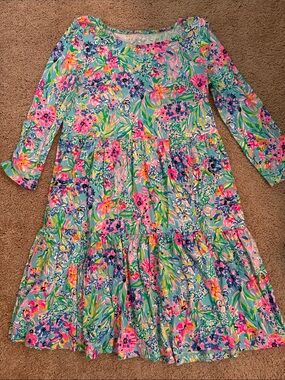 Lilly Pulitzer vibrant cotton swing dress